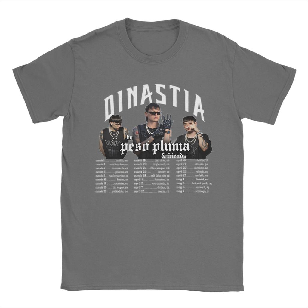 Singer Peso Pluma Dinastía Tour 2026 T Shirt Summer Harajuku TShirts Unisex 100 Cotton Round Neck Oversize Top Tees Short Sleeve