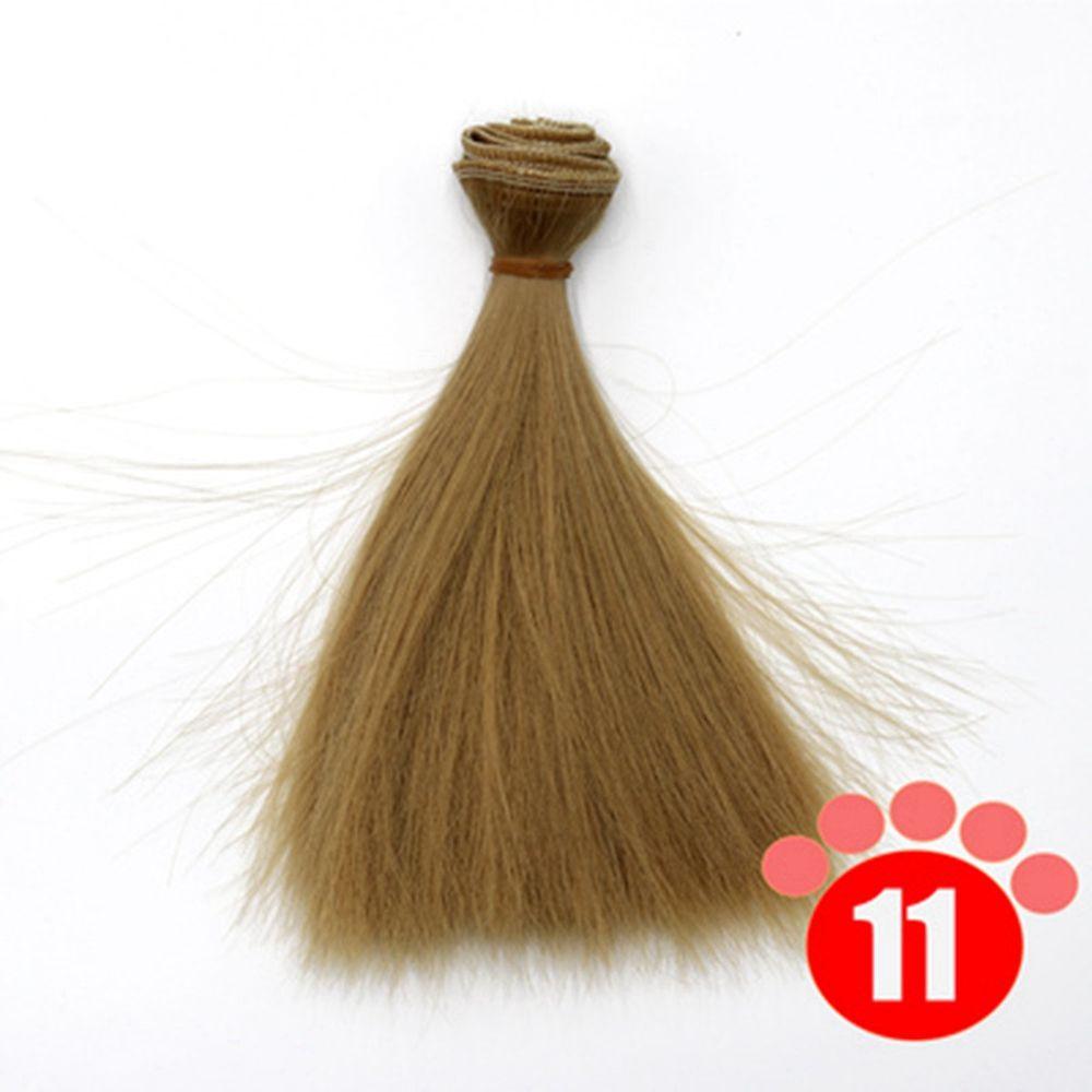 1PC Hot Synthetic Fiber High-temperature Wire DIY Dolls Accessories Doll Wigs Long Straight Wig Hair