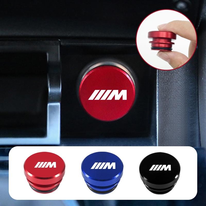 Metal Car Logo Cigarette Lighter Button Cap Dustproof Cover Socket For BMW G30 G20 M3 M5 E91 E92 E93 E36 E70 X3 X4 X5 X1 E39 F30 dnsh52