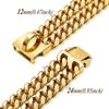 Pets-12mm double row golden dog chain-41CM