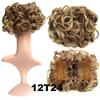 Curly Hair Chignons Hair Bun Claw Clip On Hair Wedding Retro Style