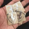 Creative Metal Car Emblem Sticker DIY Decorative Sticker For F-Ferrari Roma 488 Portofino Der SF90 Superfast 575M LaFerrari JW5