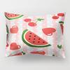 Ins Fruit Single Sided Polyester Pillow Case Watermelon Banana Pineapple Strawberry Pattern Waist Cushion Cover Bedside Pillow Case