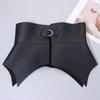 Dress Coat Classic Casual Leather Waistband Punk Wide Belts Stretch Cummerbunds Elastic Corset Band