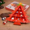 Mini Wood Christmas Tree Decoration Gift Cute Home Desktop Office Decor Party DIY Gift New-Year Children Present