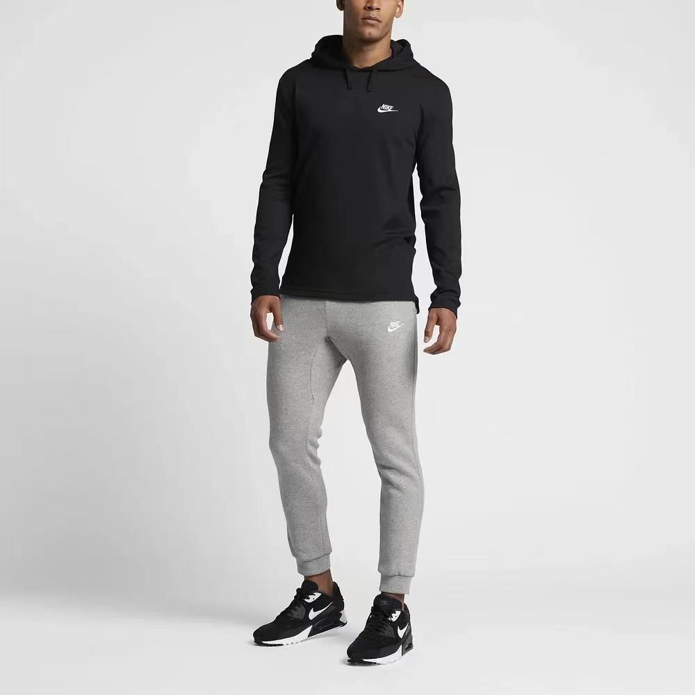 Nike Спортивные штаны Club Fleece Jogger Темно-серый меланж 804409-063