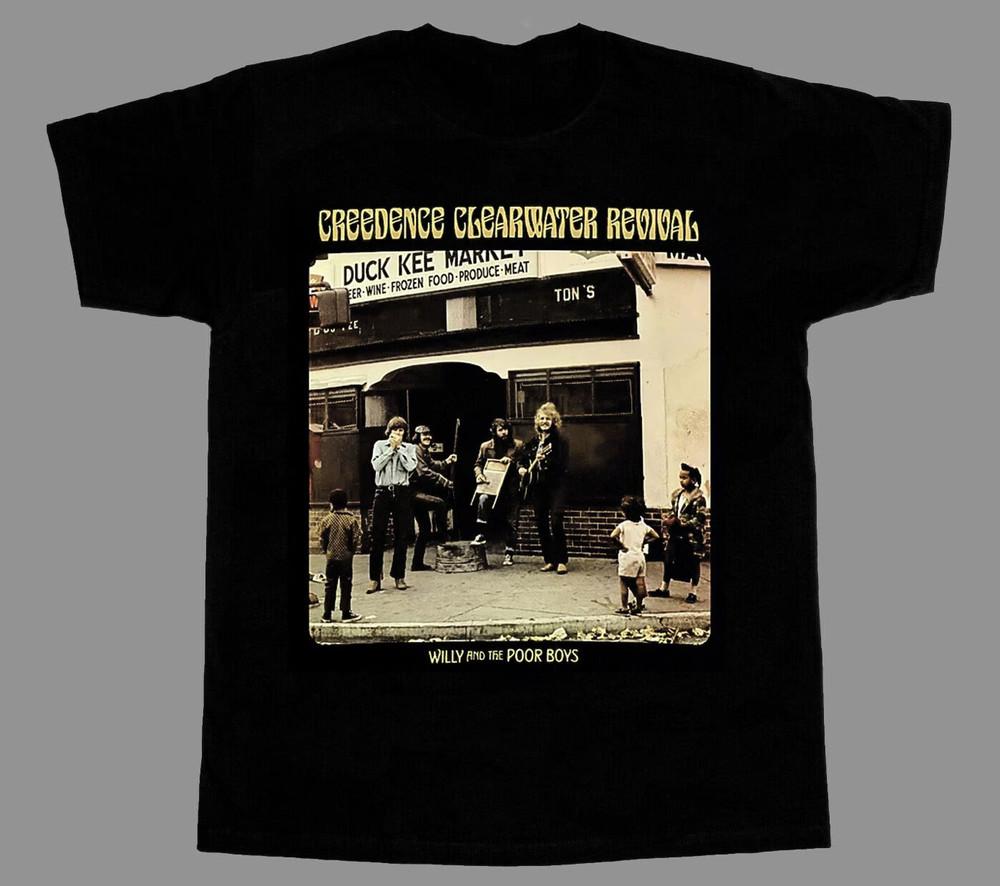 Коллекция Clearwater Creedence Revival Tour Подарок для фанатов от S до 5XL Футболка Унисекс Футболка