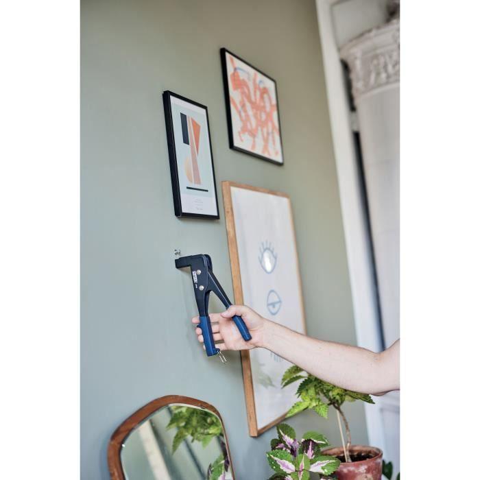 Chevilles à Expansion - RAPID - Métal pour Cloison Plâtre 3-20mm - Lot 10 - Charge Max 25 kg - (5001548)