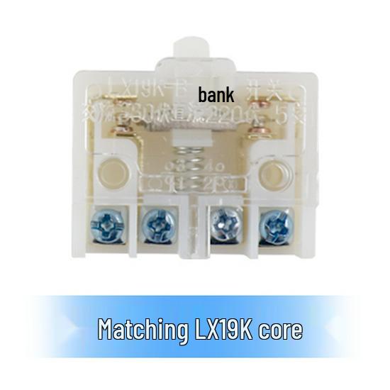 Aluminum Shell Automatic Reset Micro Limit Switch LX19-001 with One Normally Open and One Normally Closed Contact.