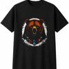 Graphic Grizzly Bear Wildlife Mens Womens T-Shirt Unisex Novelty Gift Tee Funny