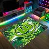 VfL Wolfsburg FC Design Crystal Velvet Carpet Cozy Non?Slip Printed Rug For Bedroom Living Room Entrance