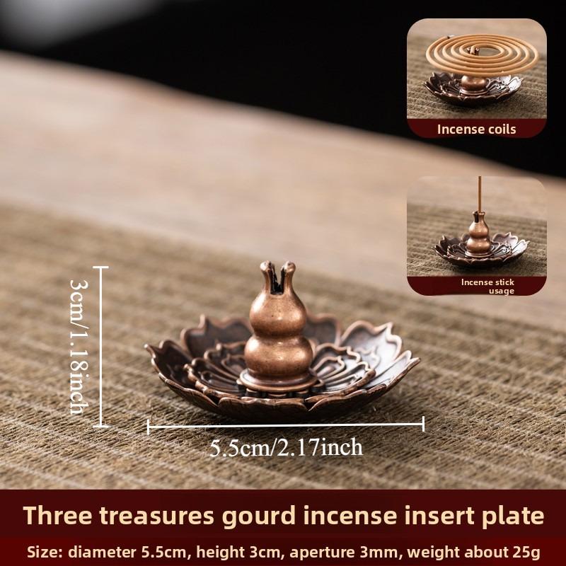 Creative Split Multi Functional Triple Treasure Incense Plate Incense Tower Incense Burning Plate Incense Burner 7