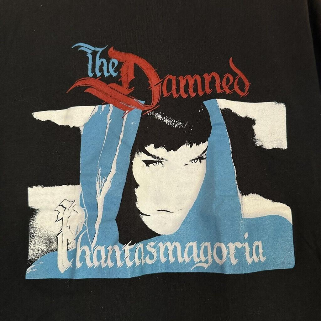 VTG 1985 The Damned Phantasmagoria Punk Band Shirt ALl size shirt D882