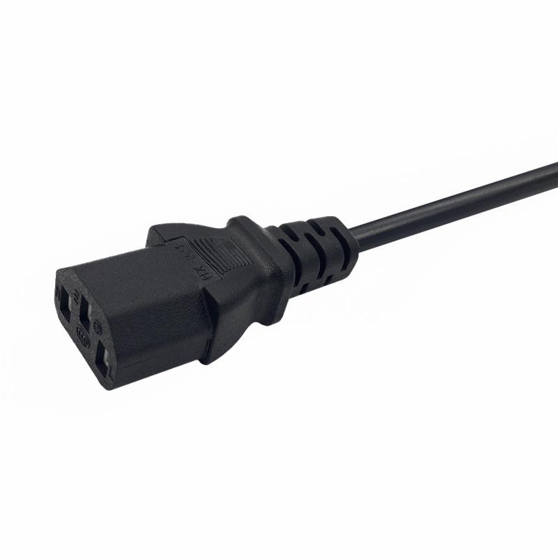 European Clover Leaf Power Cord with French Plug for Computer and Monitor Connection