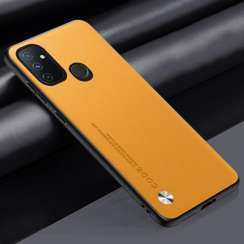 Роскошный чехол из искусственной кожи для OnePlus Nord N100, задняя крышка, силиконовый противоударный защитный чехол для телефона One Plus Nord N100