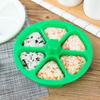 6 In 1 Triangle Rice Ball Sushi Lunch Box Japanese Sushi Mold for Making Seaweed Rice Roll Making Tool Mold
