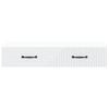 Wall Mounted Side Table White 87.5 x 34.5 x 17 cm