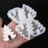 New Christmas Tree Handmade Creative Candlestick Silicone Mold DIY Aromath Candle Molds Plaster Resin Candle Holder Making Tools