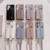 Ring Crossbody Wrist Strap Phone Case for Samsung Galaxy S23 FE S24 S23 S22 Ultra Plus A05 A05S A35 A55 A15 A14 A24 A54 Cover