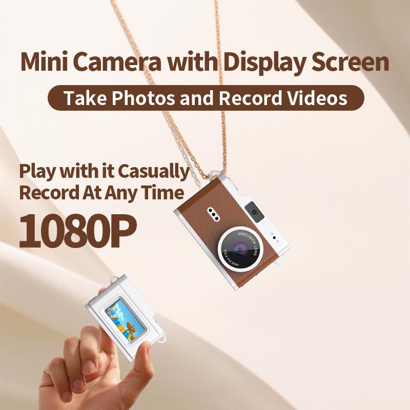 Новая HD 1080p Ретро Мини Цифровая Камера Фото Видео Брелок Камера Видео Уличные Милые Камеры Детский Подарок С 0,96-дюймовым Экраном