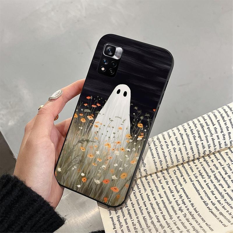 Phone Case For Xiaomi Poco C71 15T 14T Pro Redmi note 15 14 14 13 Pro Redmi A5 15C 13C Cute Cartoon Ghost
