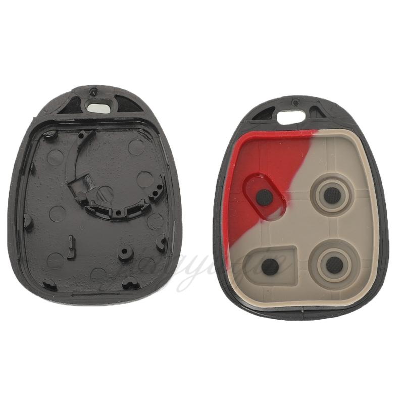 Jingyuqin 10pcs 4B Smart Remote Car Key Fob Shell For Buick 2003-2007 Chevrolet Trailblazer GMC Keyless With Battery Holder