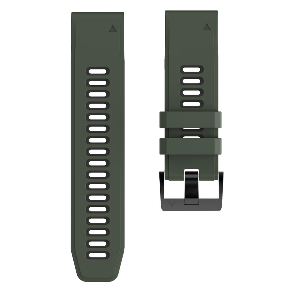 20-мм ремешок с быстрой заменой для Garmin Fenix 7S 42 мм Solar 6S Pro 5S Plus/Instinct 2S 40 мм/Descent Mk2S Силиконовый ремешок 26 мм 22 мм