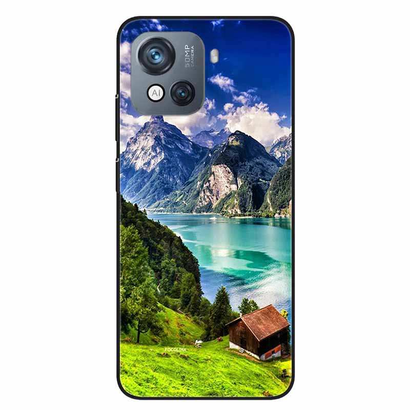 For Blackview Oscal C80 Case C 80 Marble Printing TPU Silicon Soft Phone Covers for Oscal C80 OscalC80 Back Cases Black Shells