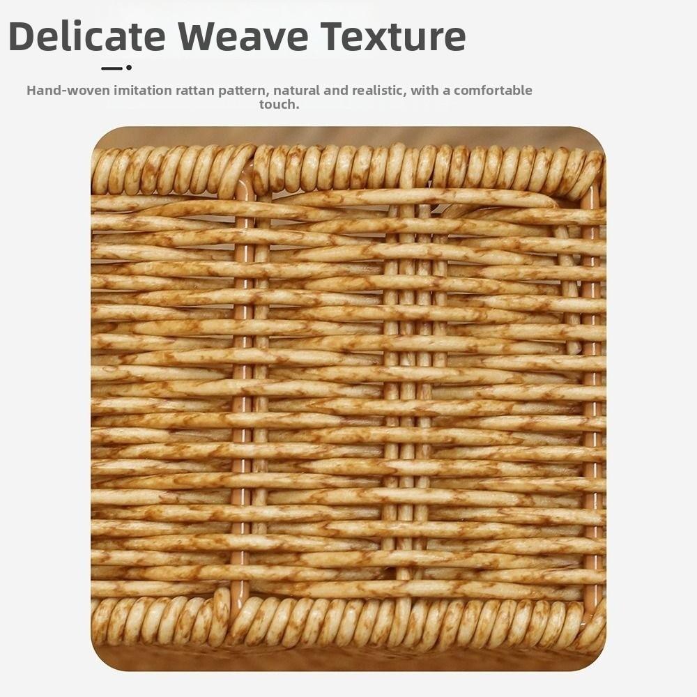 Open Top Fan Shaped Basket Fan Shaped Woven Organizer New Corner Storage Basket Home Organization