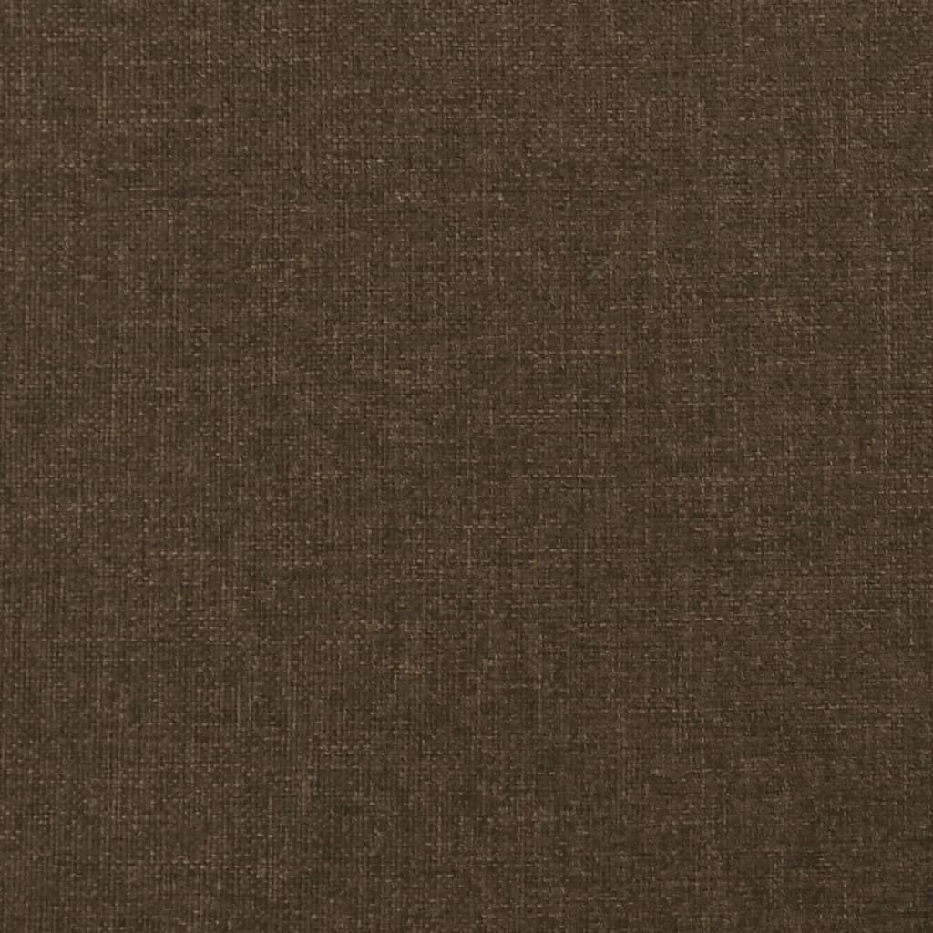 Vidaxl Zagłówki Do Łóżka, 4 Szt, Ciemnobrązowe, 72X5X78/88 Cm, Tkanina