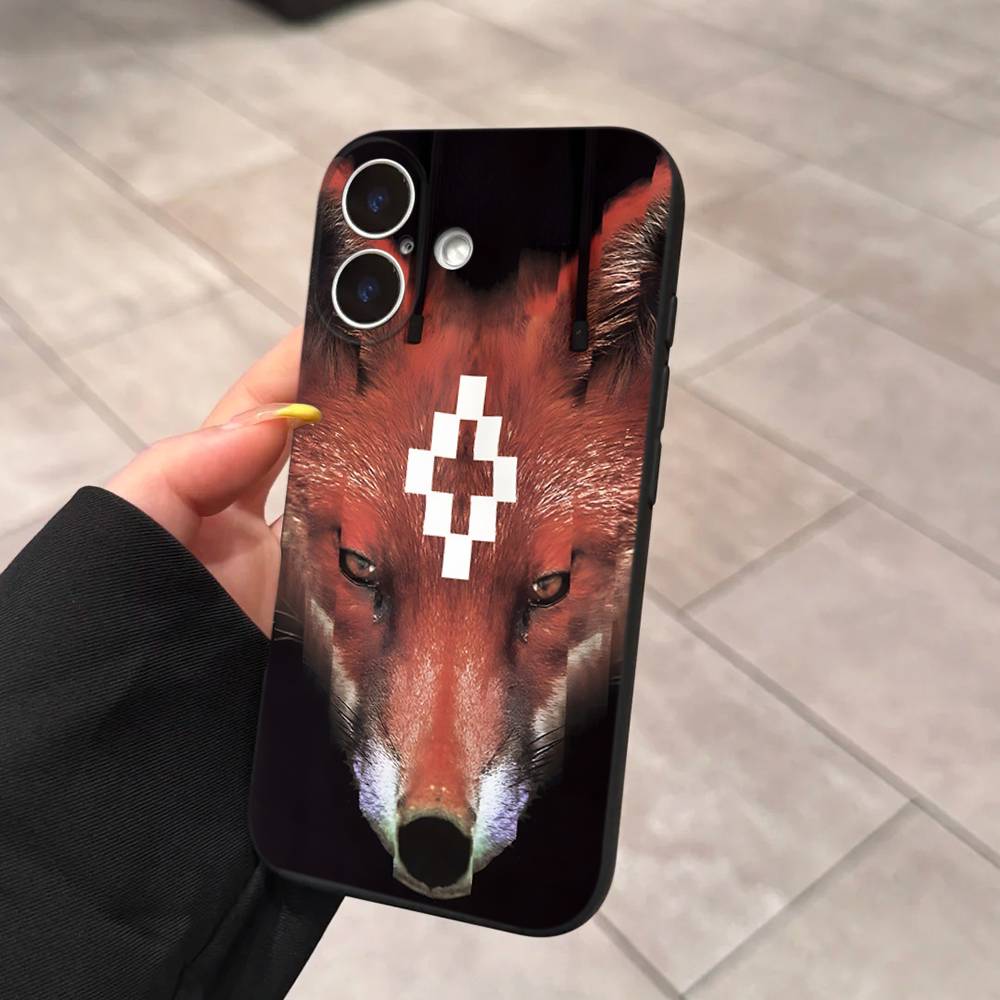 M-MARCELO B-BURLON Для IPhone 17 16 15 14 13 12 11 Pro Max 13 17Air Ударопрочные Мягкие Чехлы для Телефона Coque