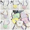 Sweet Dopamine Color Purse Candy Color Crossbody Phone Purse Fashion Canvas Bucket Bag  Students