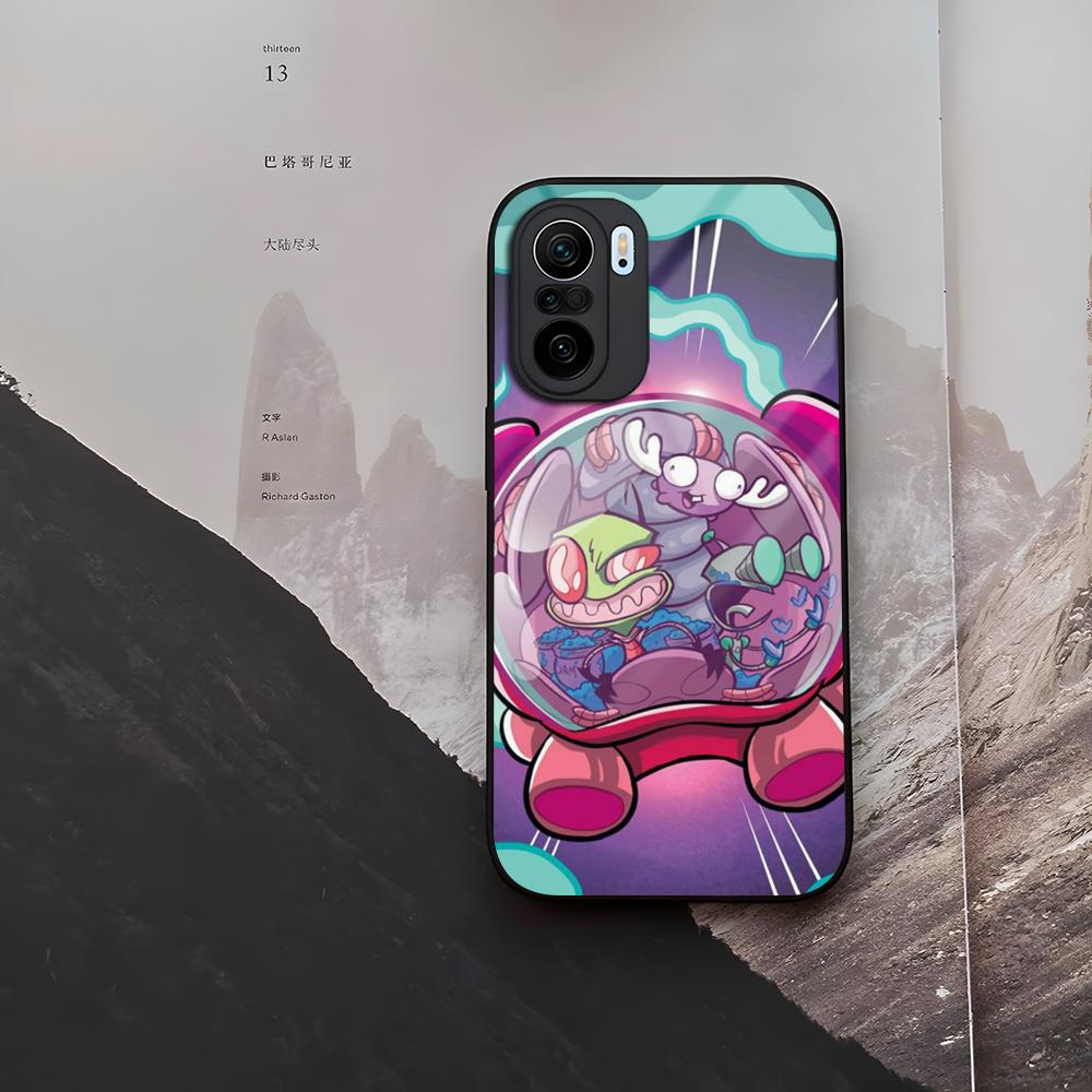 Чехол для телефона Invader Zim из закаленного стекла для Xiaomi 15 14 12 Lite Pro 13 11t Lite POCO M6 M5 X6 X5 X3 F5 F6 Pro