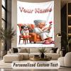 Other Similar Designs (59) Theme Custom Tapestry Personalized Custom Name Text Wall Hanging Tapestry Home Decor Background Cloth