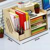 "Multi-layer Lockable Desk Organizer with File Drawer"