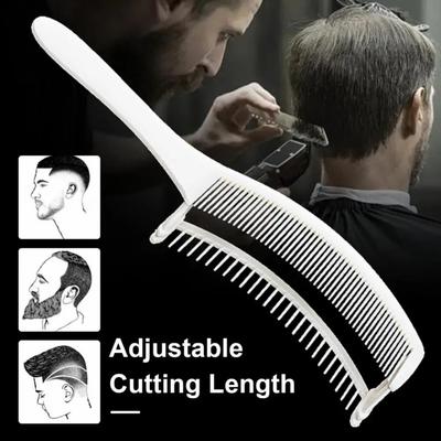 Эргономичная машинка для стрижки волос Fade Comb Clipper Curved Comb Hair Cutting Positioning Comb Men