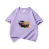 Graffiti Sports Car Graphic Tee Kids 100 Cotton Crew Neck Muticolor T Shirt Short Sleeve Breathable Top For Boys Girls Children