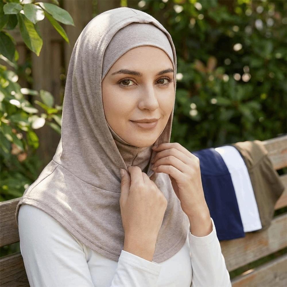 Breathable Elastic Hooded Scarf Multifunctional Neck Cover Hat Base Layer
