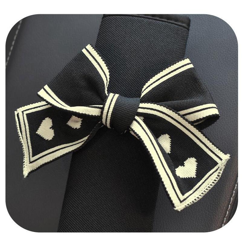 Модный бант, чехол на ремень безопасности из ледяного шелка для защиты шеи, универсальные накладки на плечи для автомобильного сиденья, лямка, подушка-жгут