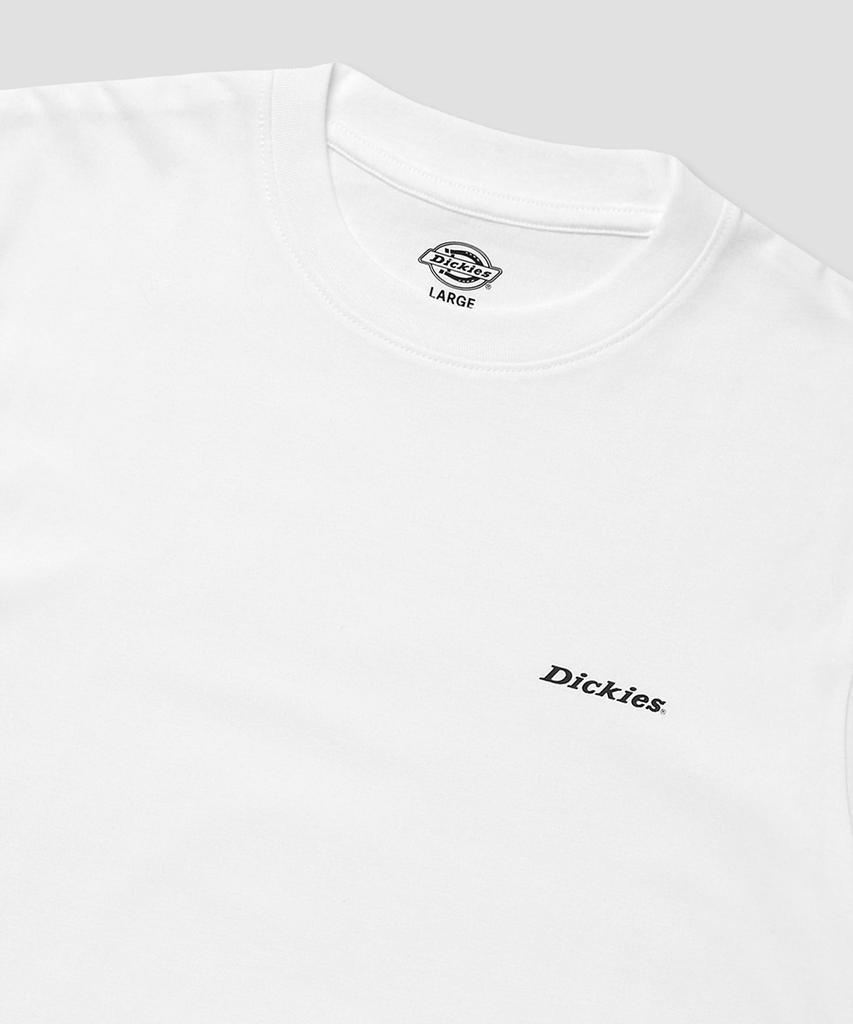 Dickies [2 упаковки] Белая футболка Aerocool с базовым логотипом-шрифтом / Белая