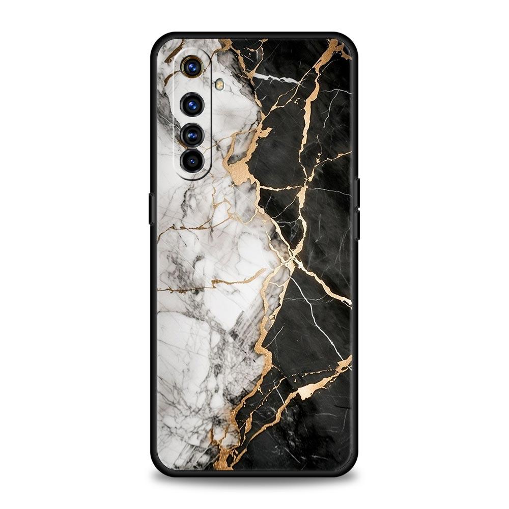 Акварельный мраморный чехол для телефона для Realme 12 11 10 4G 9 8 5G 7 6 GT5 GT3 GT2 Pro Plus C21 C11 C25 C35 GT Neo 2 3 3T 5