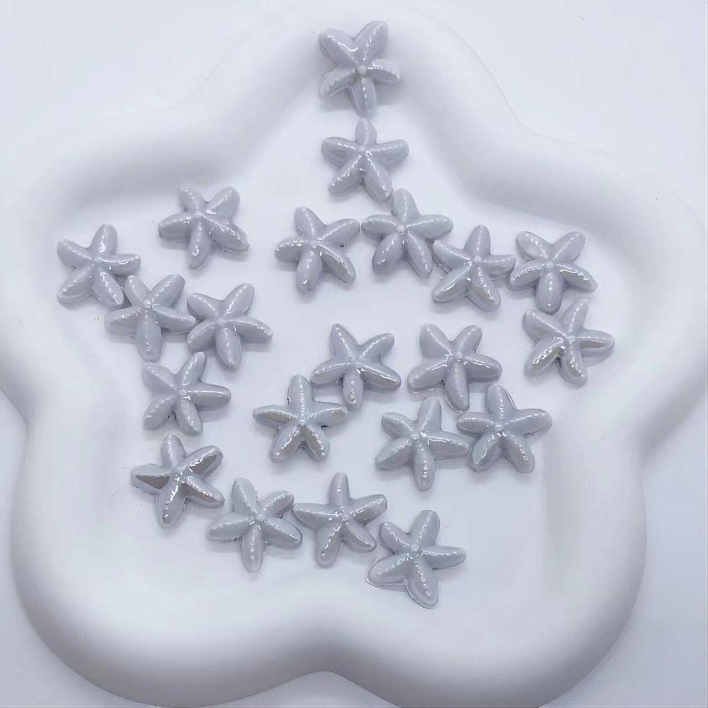 10pcs Fresh Color Starfish Bead Handmade Craft Jewelry Making Material  Women
