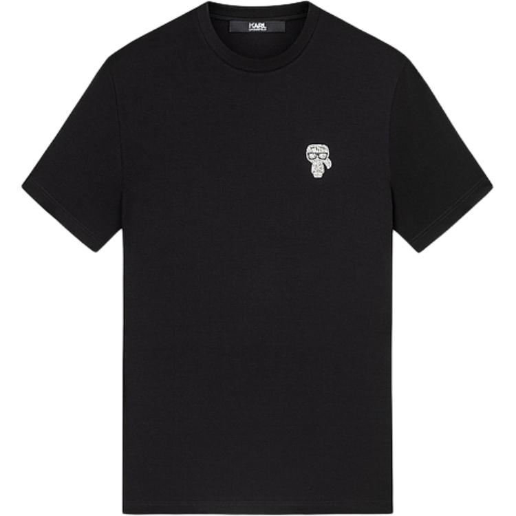 KARL LAGERFELD T Shirt Men's Black 241N1712-