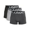 UA Charged Повседневные трусы-боксеры с буквенным принтом и поясом, 3 пары, мужское нижнее белье, серый 1363616-010