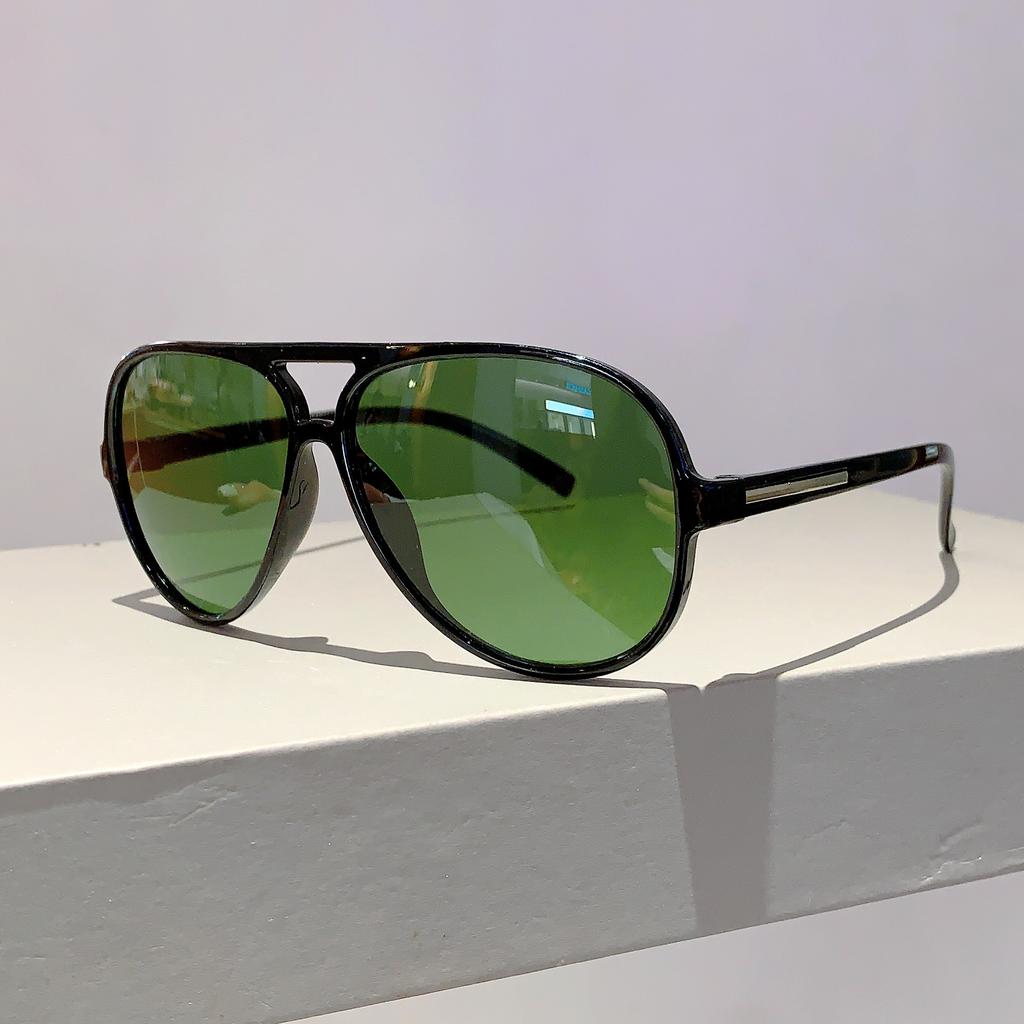 Vintage Pilot Sunglasses Men New Fashion Outdoor Casual Shades Women Trendy Brand Design Korean Style Anti-UV Sun Glasses