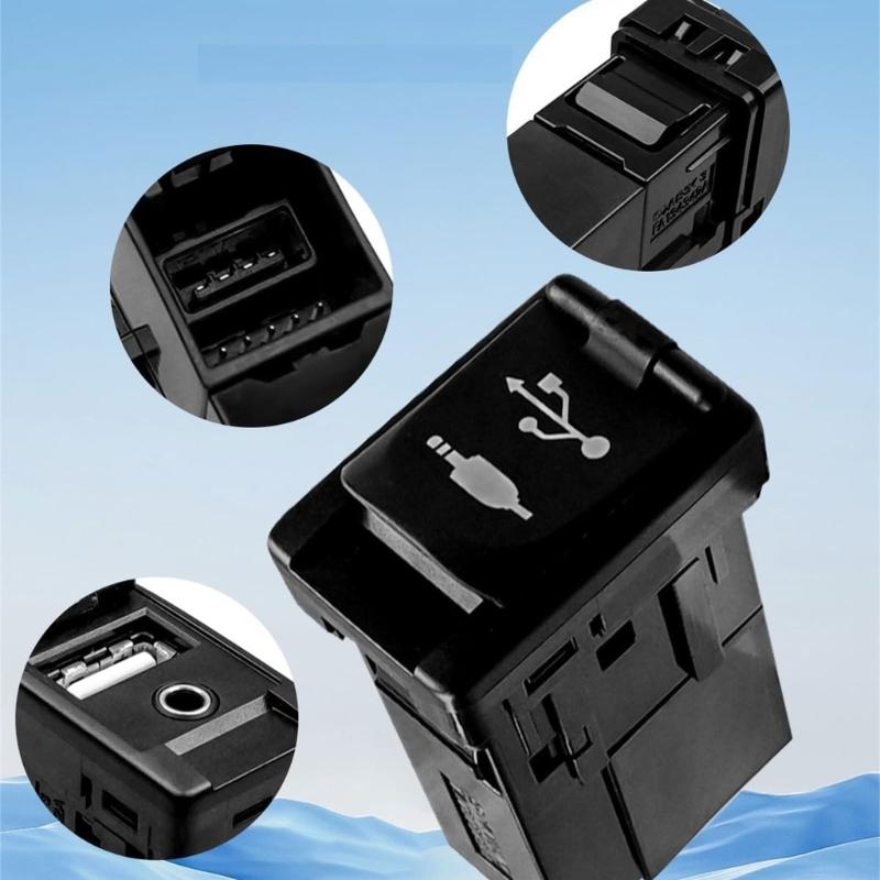 Автомобильный USB AUX Разъем-Адаптер Розетка Подходит для 86190-0R010 86190-52060 55434-02220 Удобная Зарядка Устройств