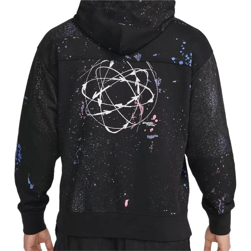 Nike SS24 США M NK X Futura Парижская Олимпийская Серия Логотип Худи с длинным рукавом Унисекс худи Черный FD7666-010