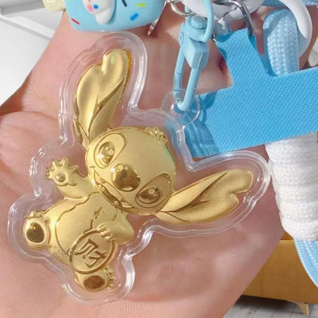 Кулон-брелок из чистого золота - Модный подарок для друзей