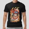 Футболка с Асом из One Piece Аниме Графическая футболка Унисекс Брат Луффи Черный Топ Унисекс