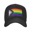 Кепка с флагом Progress Pride, бейсбольная кепка, военные тактические кепки, шляпа от солнца для косплея, женская унисекс